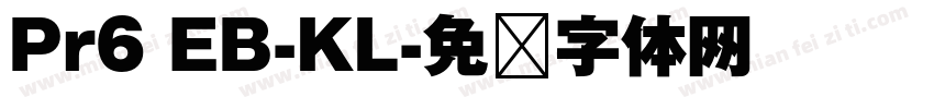 Pr6 EB-KL字体转换